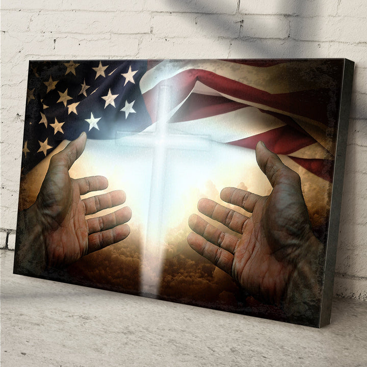 American Faith Canvas Wall Art