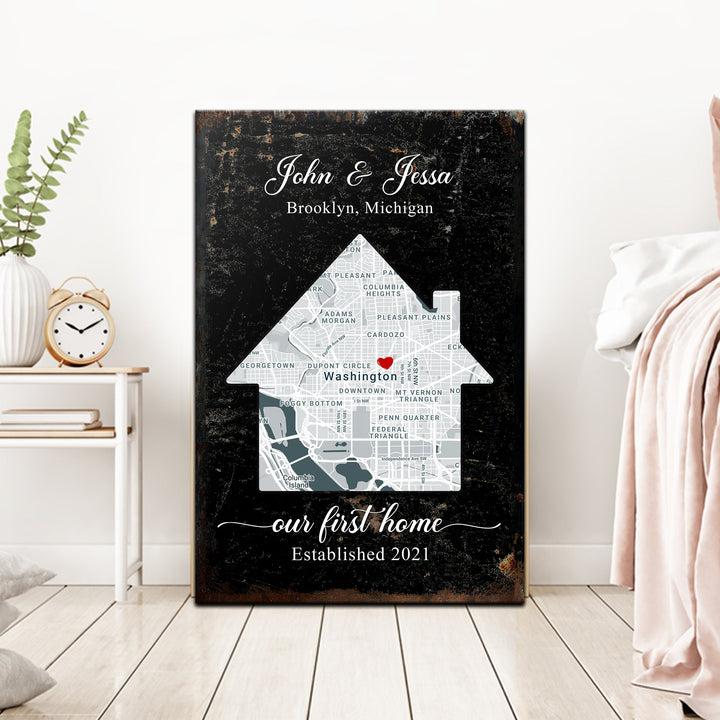 Home Map Sign