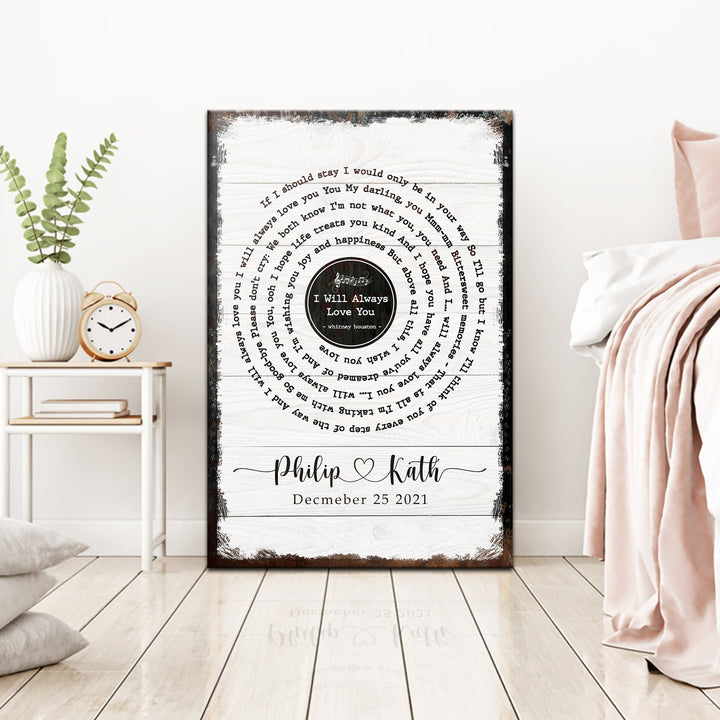 Song Lyrics Sign