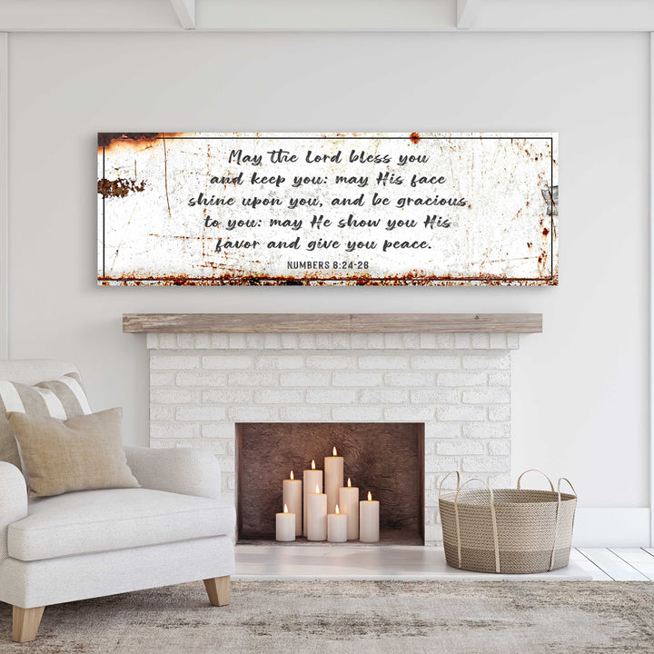 Numbers 6:24-26 - May The Lord Bless You Sign