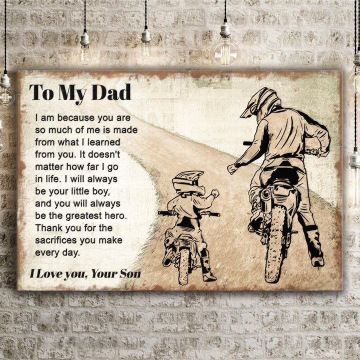You Will Always Be The Greatest Hero Happy Father's Day Sign
