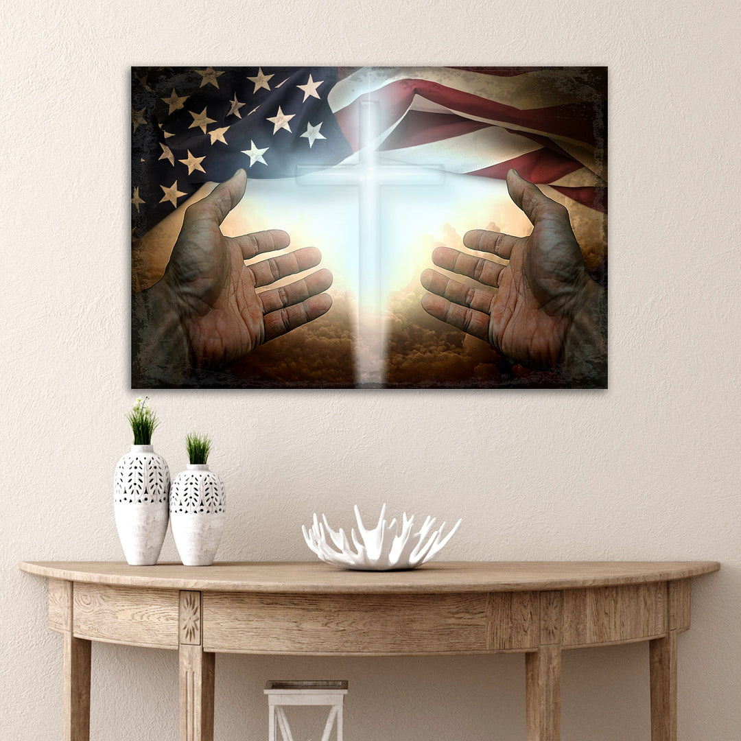American Faith Canvas Wall Art
