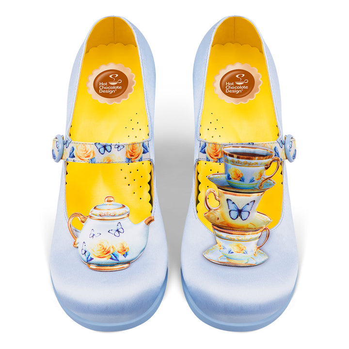 Chocolaticas® Mid Heels Tea Party Women's Mary Jane Pump