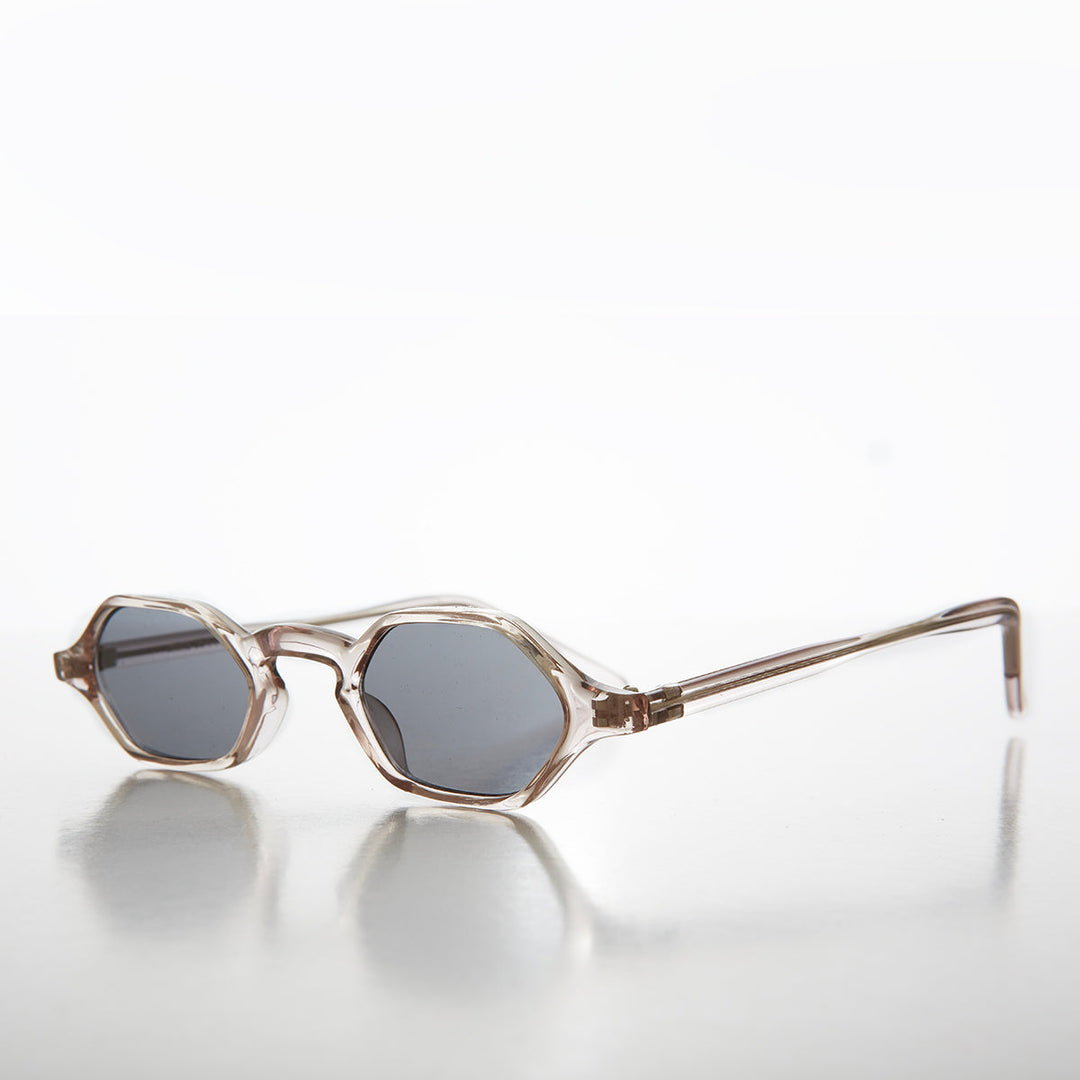 Tiny Hexagon Vintage Sunglasses - Tesh
