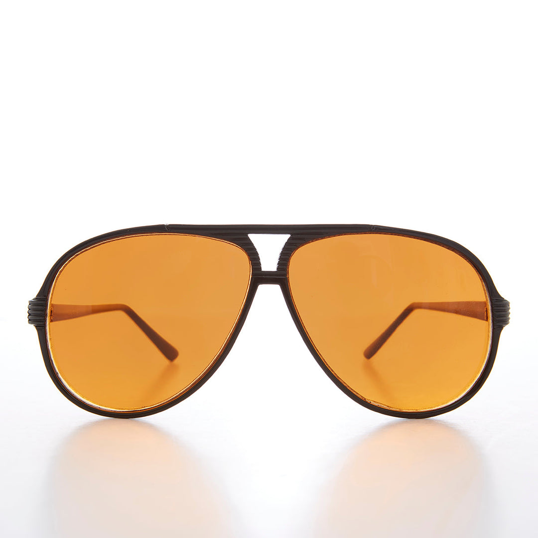 Retro Amber Lens Aviator - Tuner