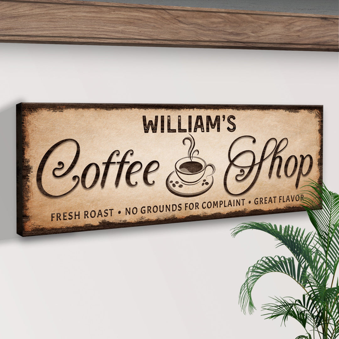 Coffee Shop Sign III