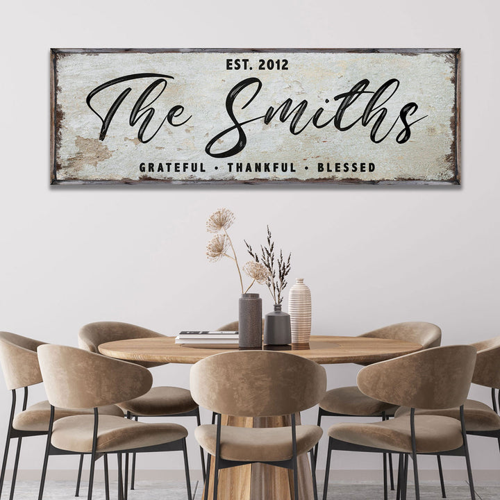 Thanksgiving Family Sign II