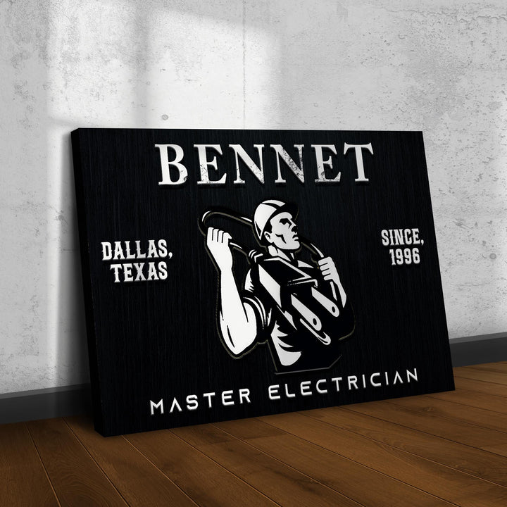 Master Electrician Sign