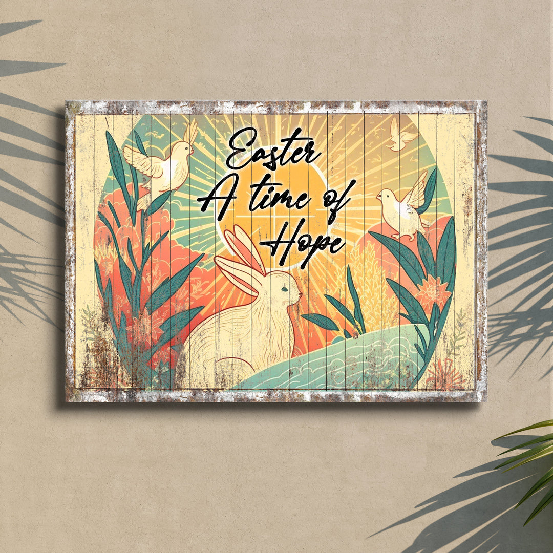 Easter A Time Of Hope Sign