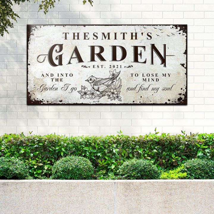 Family Garden Sign