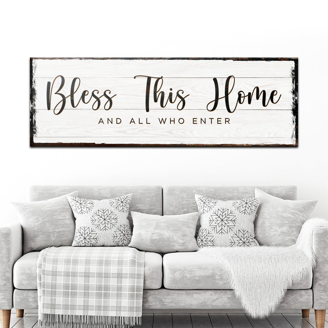 Bless This Home Sign