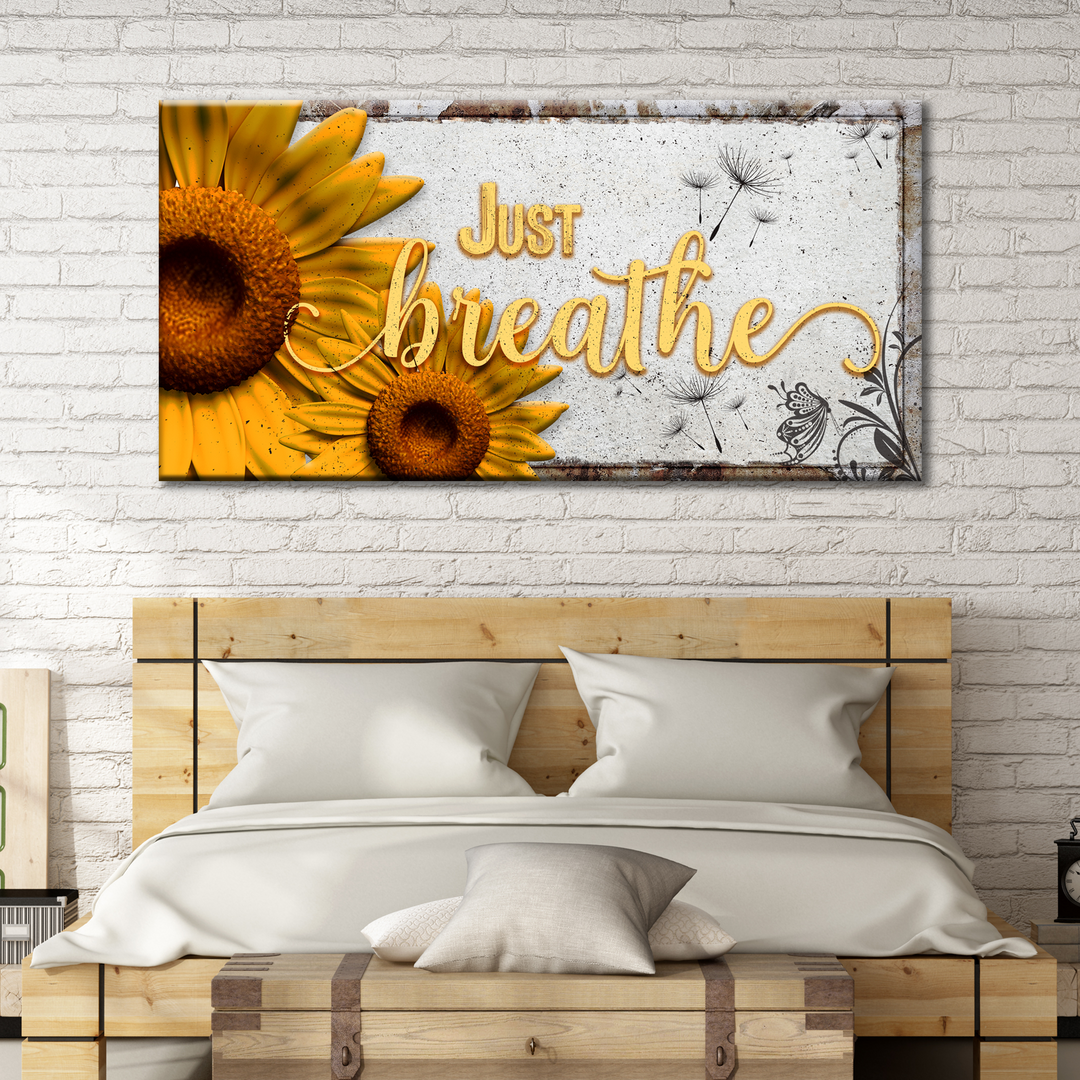 Just Breathe Sign