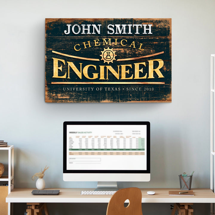 Chemical Engineer Sign