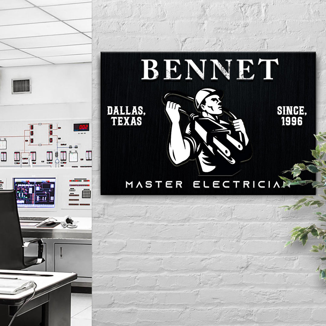 Master Electrician Sign