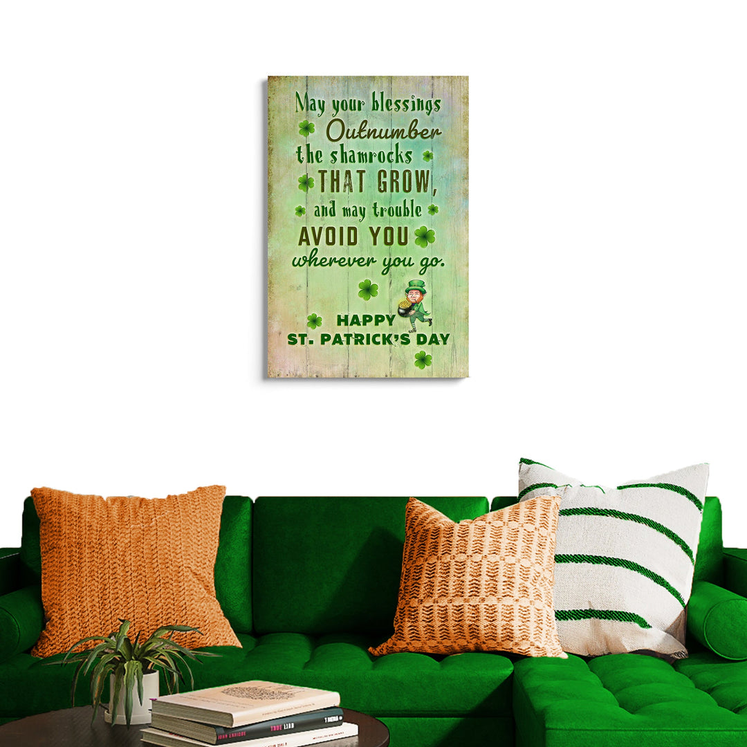 St. Patrick's Day Blessings Sign