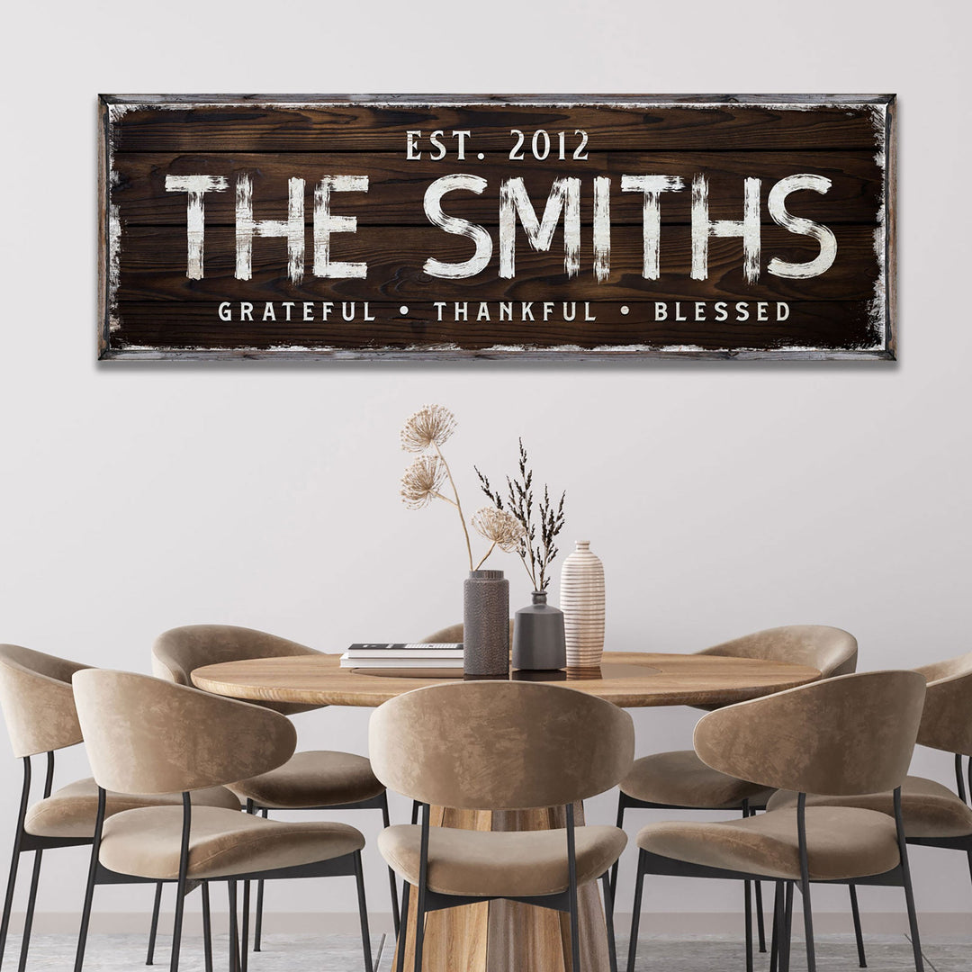 Thanksgiving Family Sign II