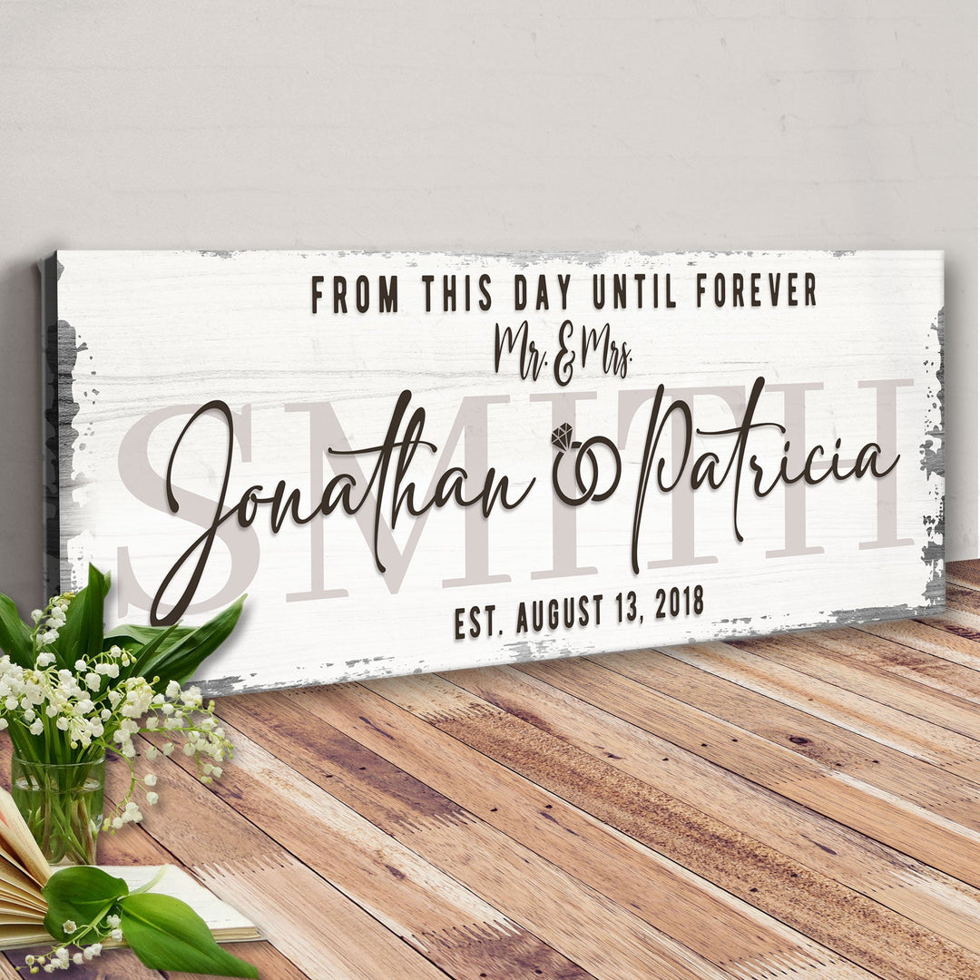 Custom Wedding Sign II