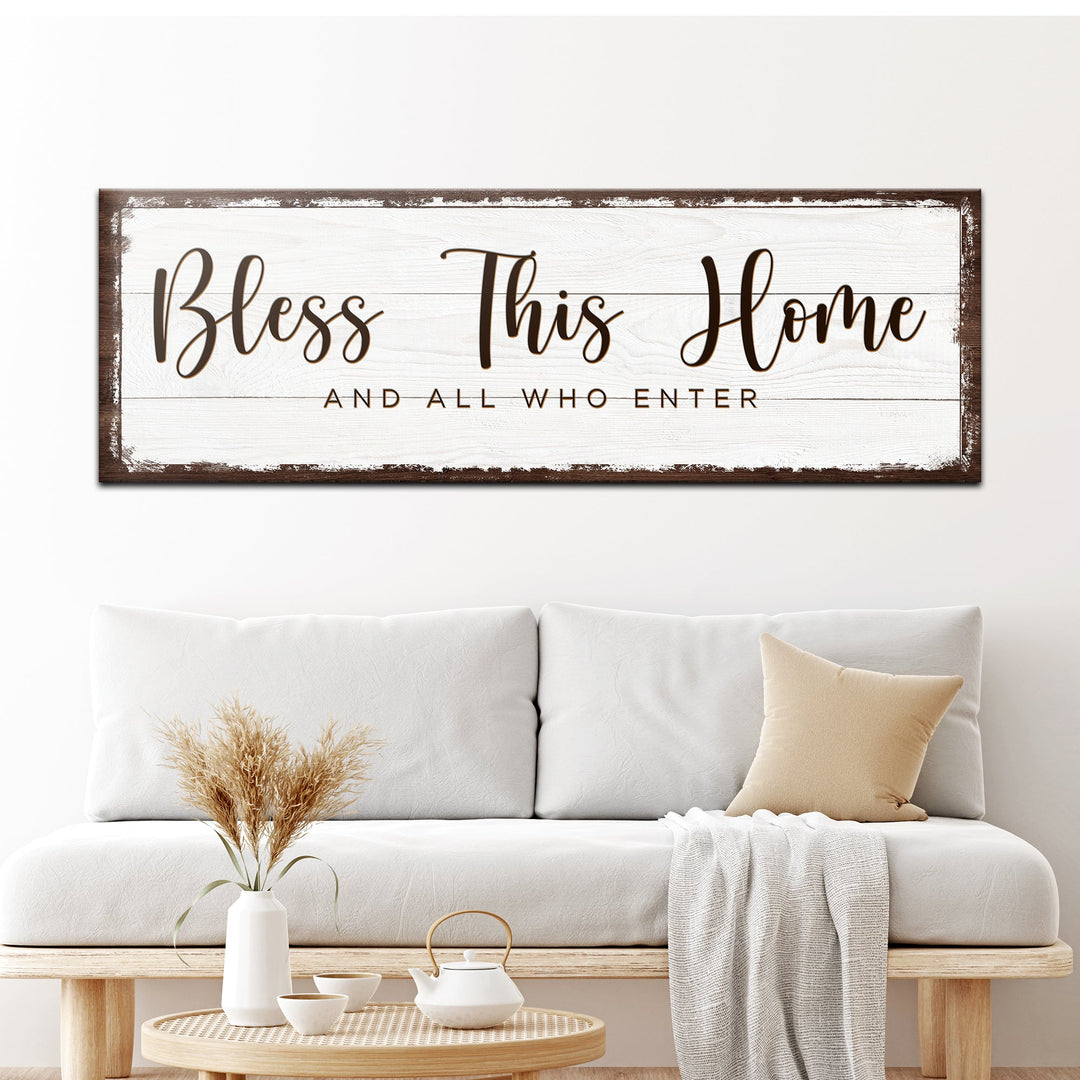 Bless This Home Sign