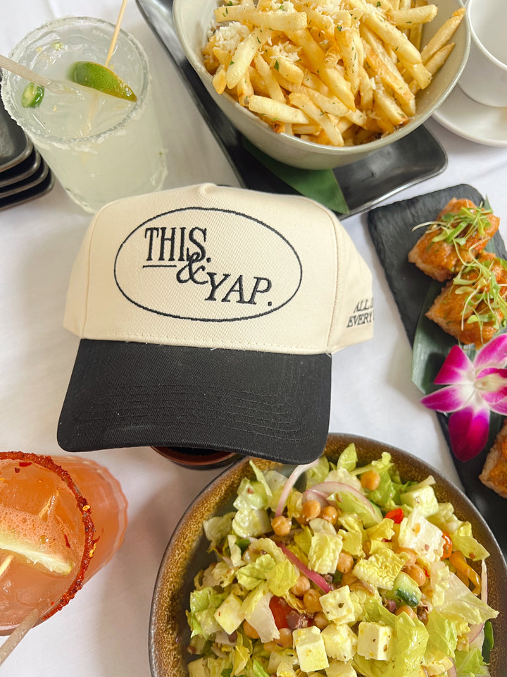 This & Yap - Black Vintage Trucker Hat