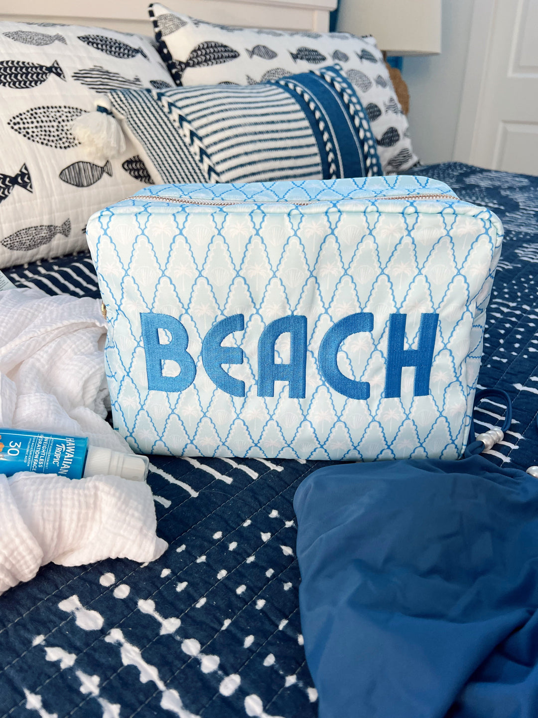 Beach - Blue Palms XL Bag