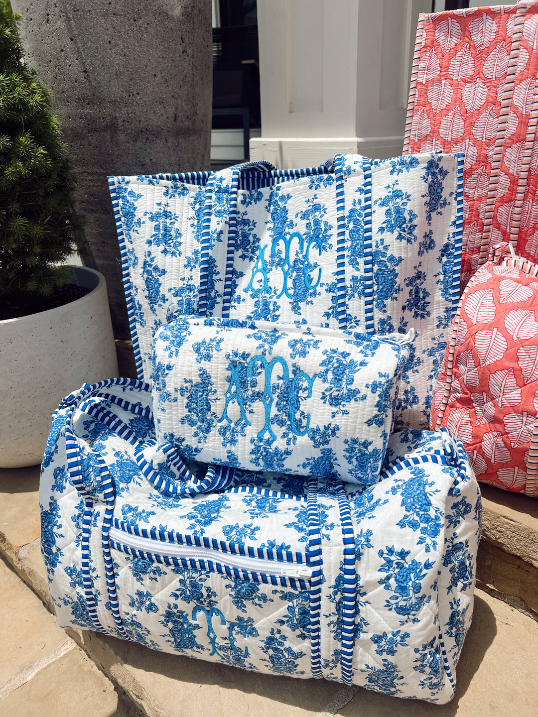 Quilted Block-Print - Aubrey Collection