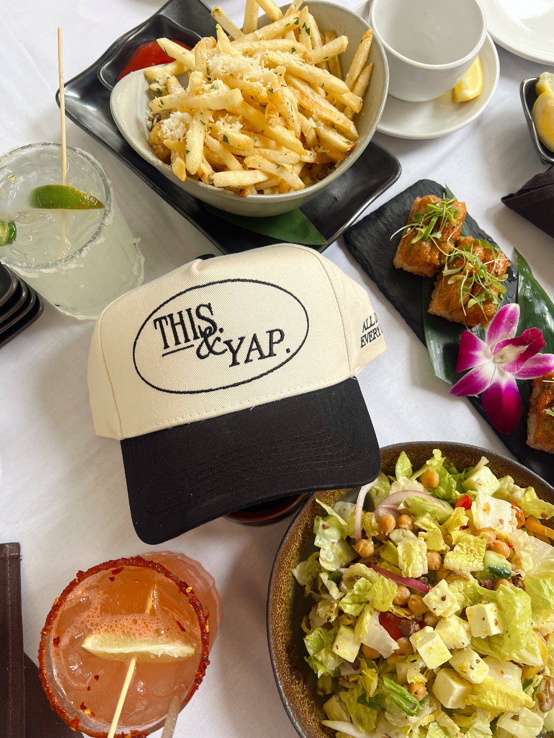 This & Yap - Black Vintage Trucker Hat