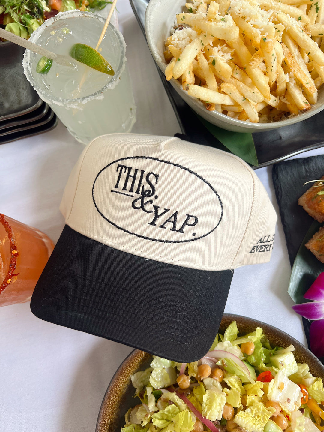 This & Yap - Black Vintage Trucker Hat