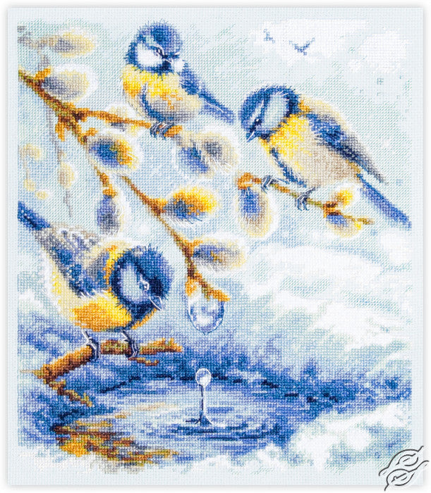 The Promise of Spring Counted Cross Stitch Kit by Magic Needle 70-55