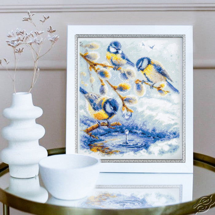 The Promise of Spring Counted Cross Stitch Kit by Magic Needle 70-55