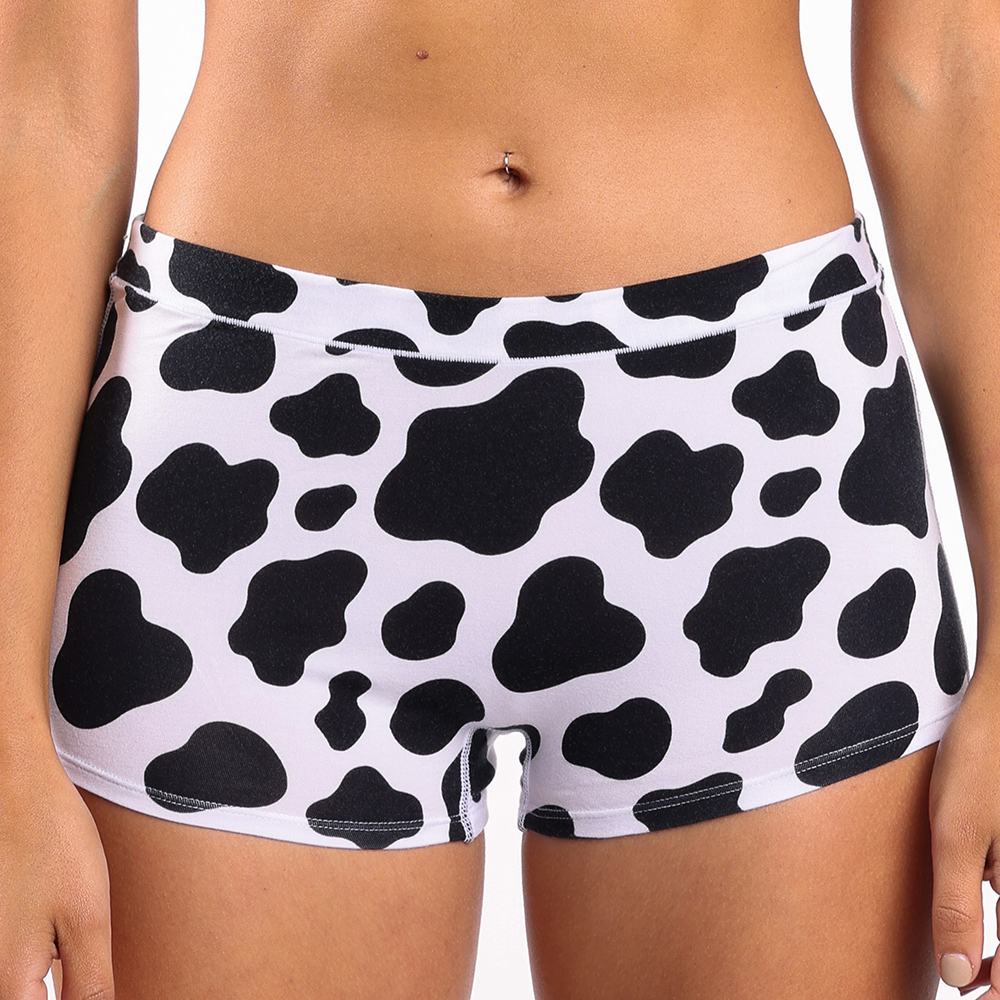 The Milk Me | Cow Print Modal Boyshort Underwear