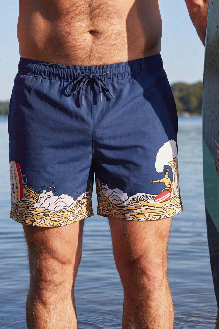 The Tidal Lager | Beer Surfer Ball Hammock® Pouch 5" Swim Trunks