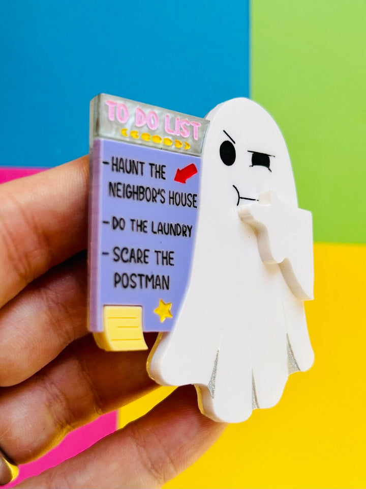 To Do List Acrylic Brooch by Makokot Design