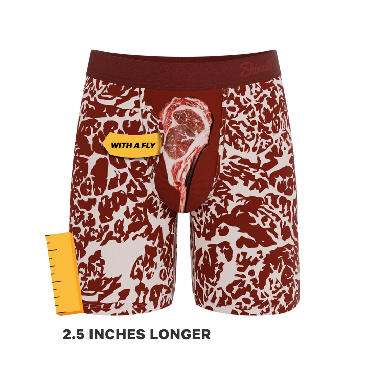 The Tomahawk | Marbled Meat Long Leg Ball Hammock® Pouch Underwear With Fly