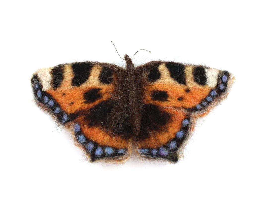 Felting Kit -  Tortoiseshell Butterfly Small kit Needle Felting Kit