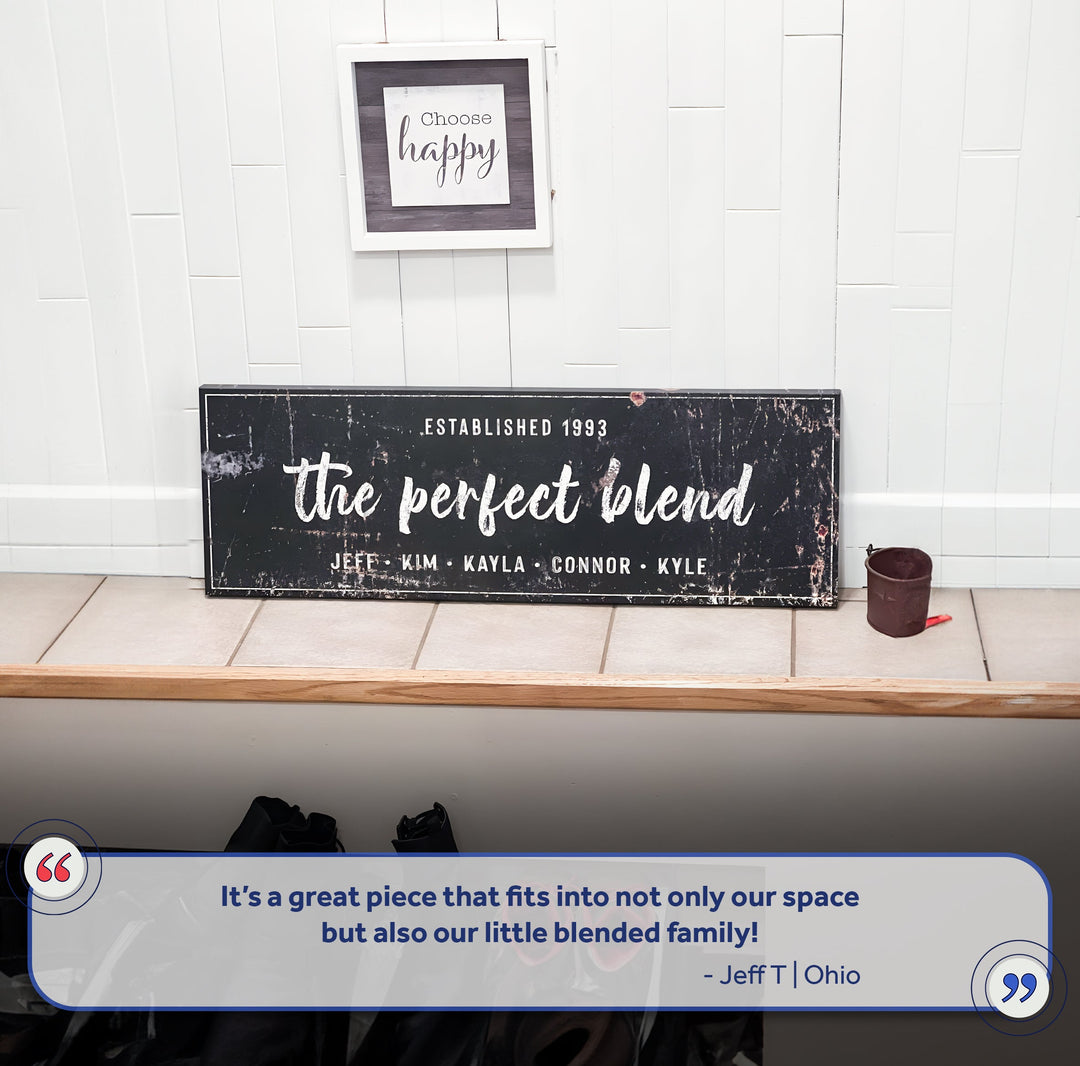 The Perfect Blend Sign III