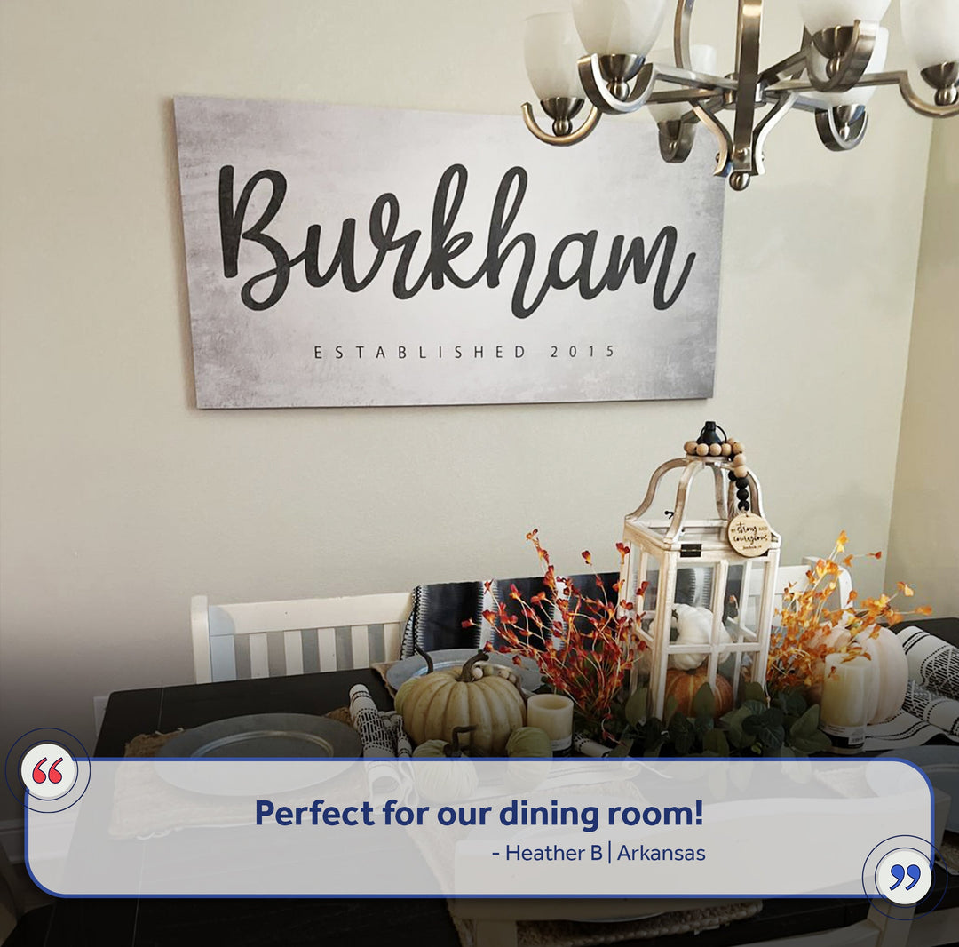 Family Name Sign IV