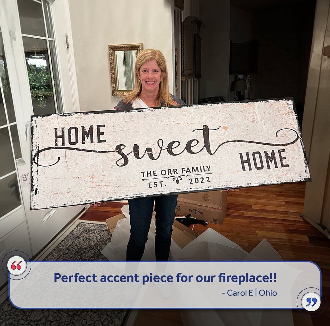 Home Sweet Home Sign