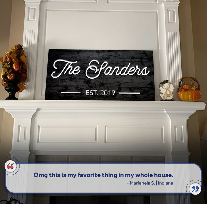 Family Name Sign V