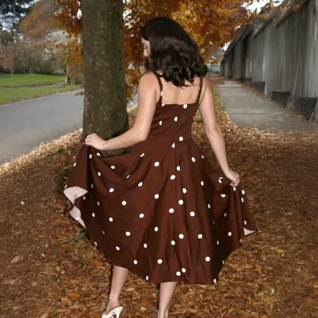 Peggy Retro-Inspired Full Circle Dress