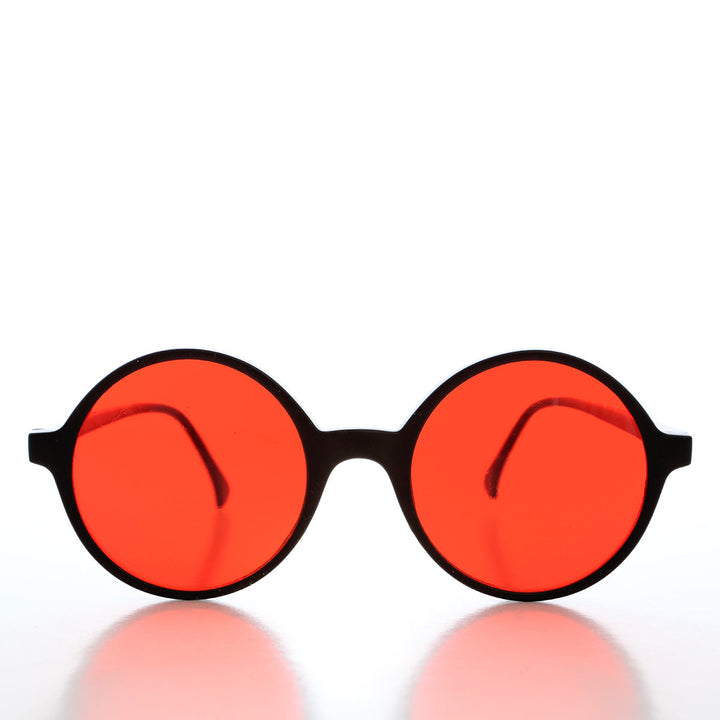Round Sunglasses with Tinted Lenses - Viva