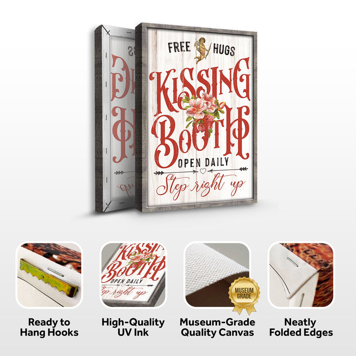 Valentines Day Kissing Booth Sign