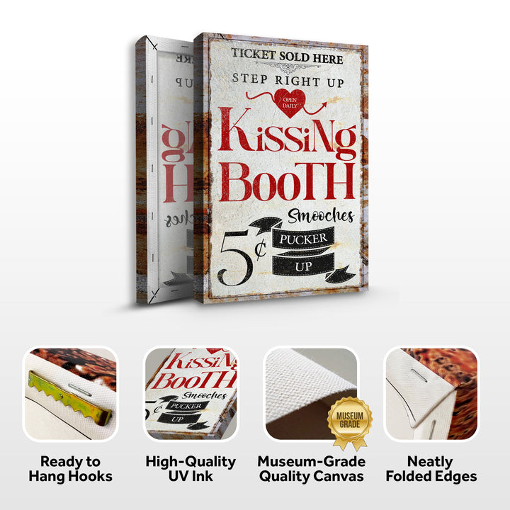 Valentines Day Kissing Booth Sign II