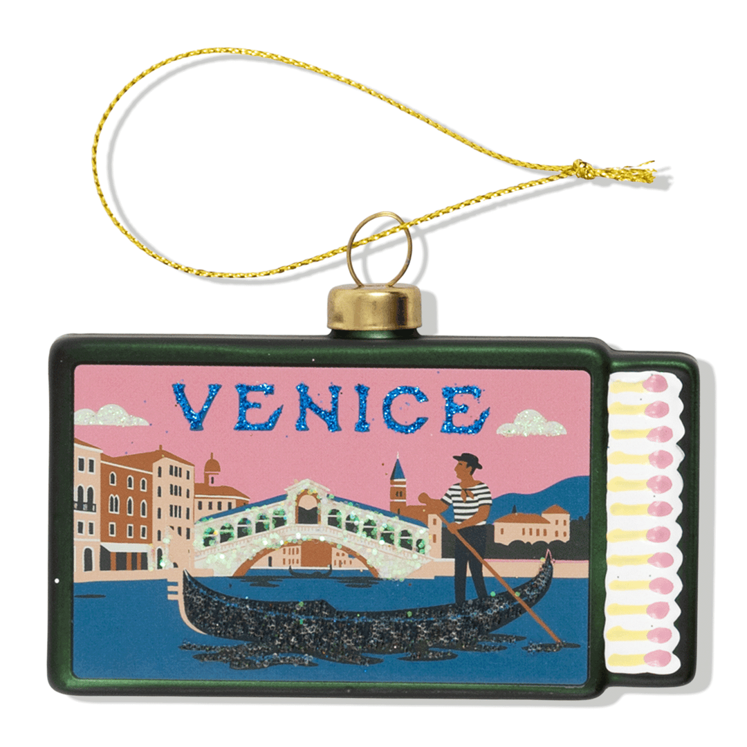 Venice Matchbook Ornament
