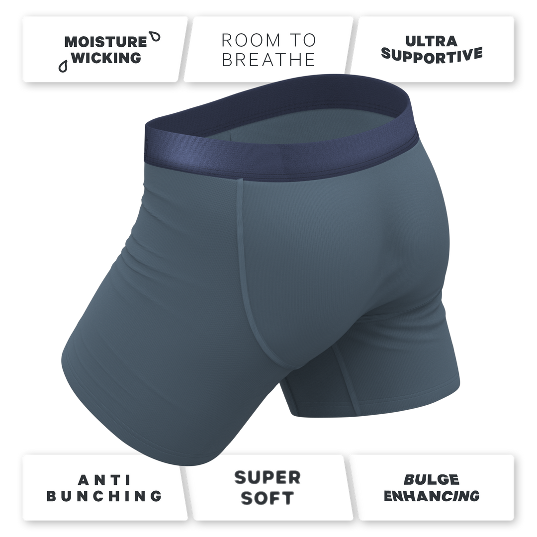 The Wake In The Lake | Tonal Teal Ball Hammock® Pouch Underwear