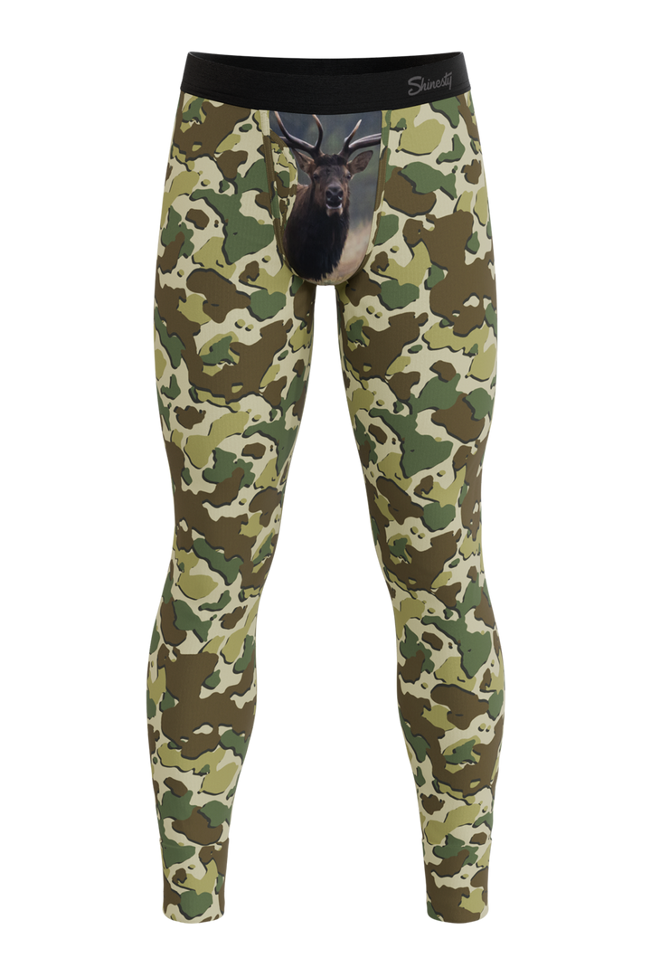 The Welcome Elk | Hunting Camoflauge Ball Hammock® Long Johns