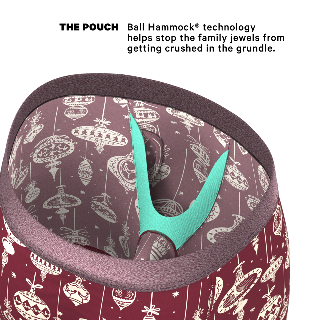 The Well Hung | Naughty Ornament Long Leg Ball Hammock® Pouch Underwear With Fly