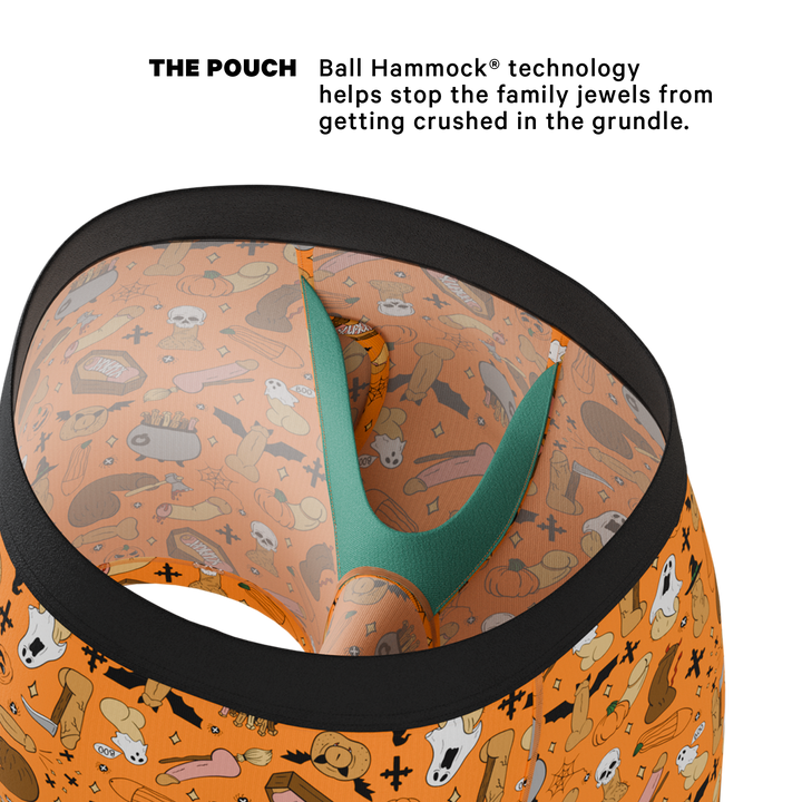 The Wicked Willy | Graphic Trick or Treat Ball Hammock® Pouch Underwear With Fly