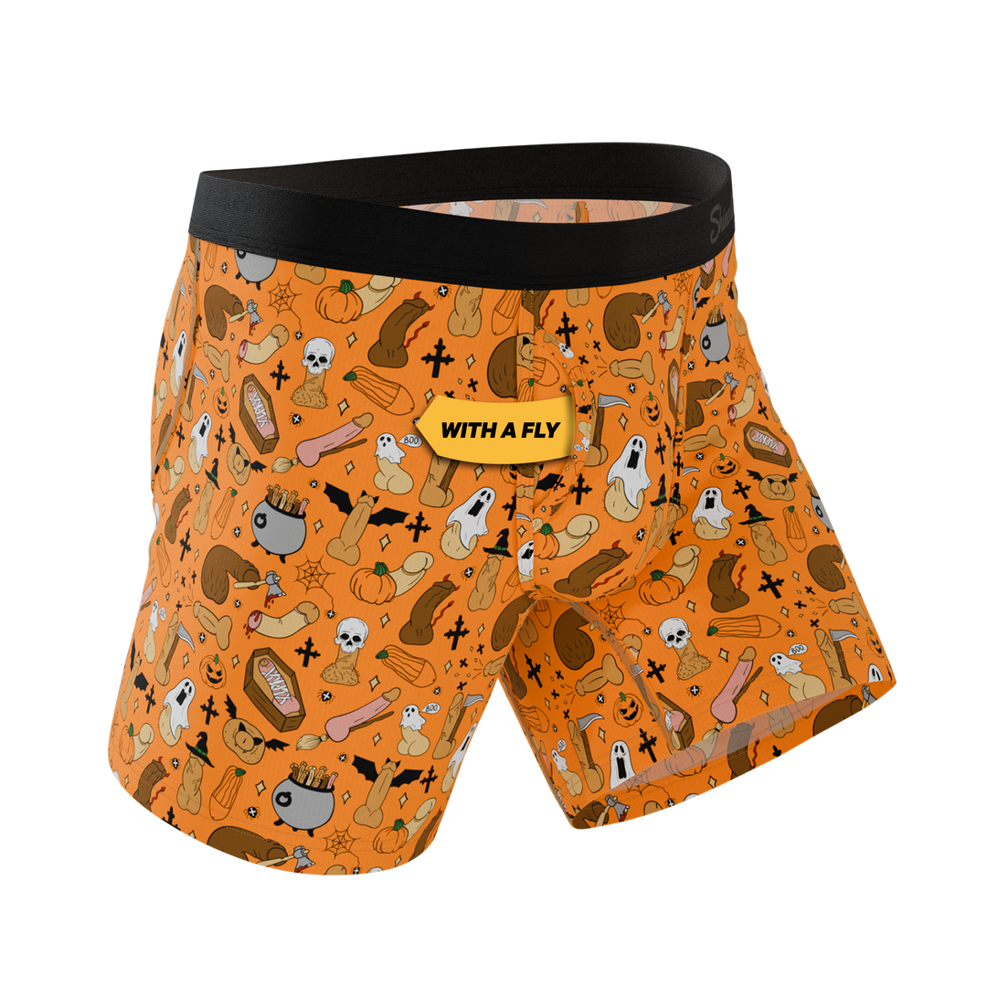The Wicked Willy | Graphic Trick or Treat Ball Hammock® Pouch Underwear With Fly