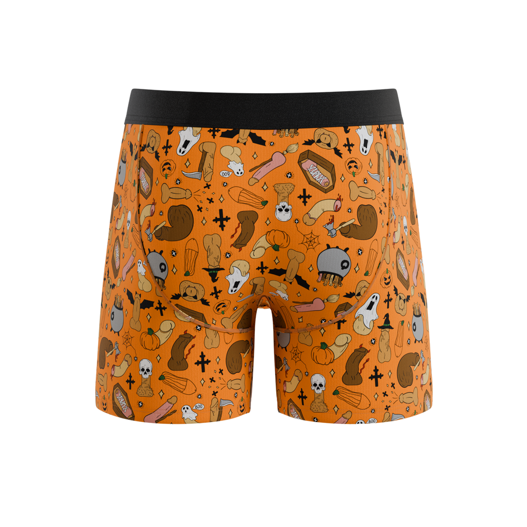 The Wicked Willy | Graphic Trick or Treat Ball Hammock® Pouch Underwear With Fly