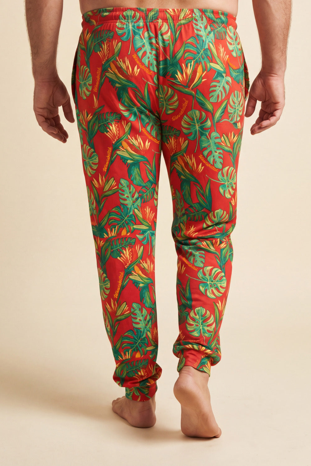 The Wiener In Paradise | Shinesty X Wienerschnitzel Tropical SleepDeep™ Men’s Pajama Joggers